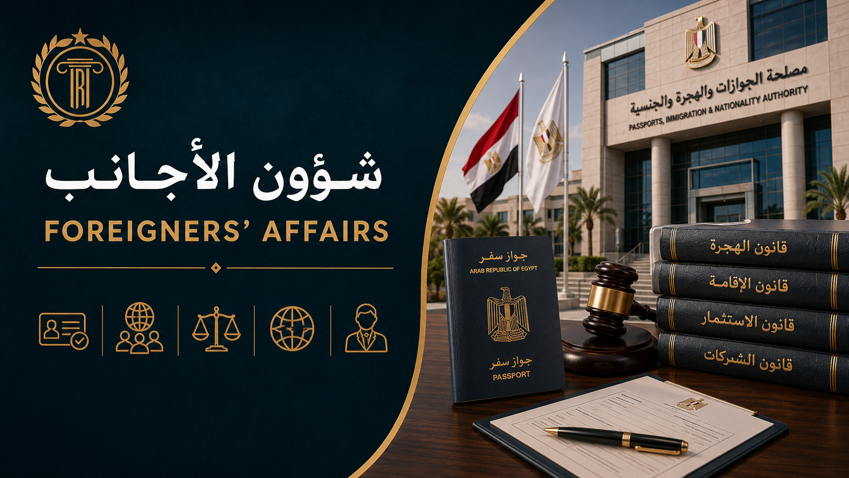  شؤون الأجانب والإقامة والجنسية 